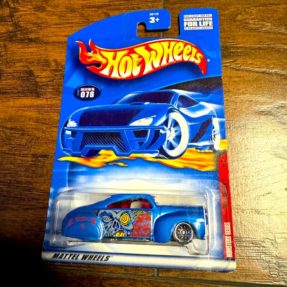 Hot Wheels 2001 Monster Series 078 Tail Dragger 2/4 (400) Zombie Attack Red Tint
